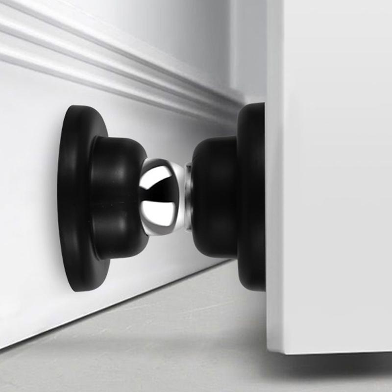 

Магнитный дверной упор из нержавеющей стали, без сверления, ветрозащитный, настенный, напольный, держатель двери, дверная фурнитура short