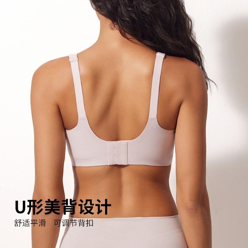 Plus Size Seamless Wireless Shaping Comfortable Anti Sagging Bra For Women