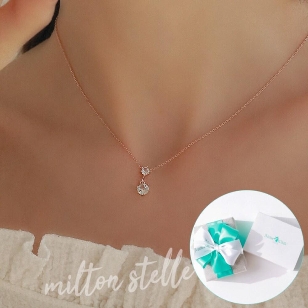 

[All 925/La Dolce Vita] Carino Destino 925 Silver Necklace + Handmade + yellow gold