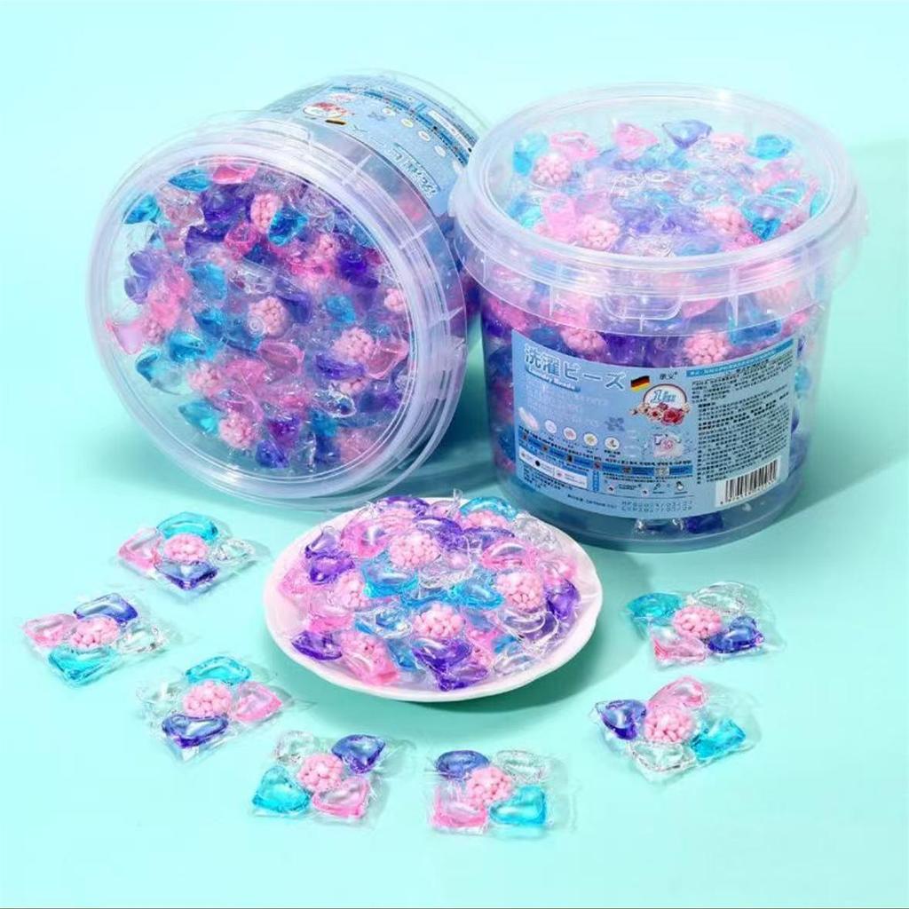 100 pièces de Perles de Lavage Camélia | Gousses 8X Concentrées | Nettoyage en Profondeur V2