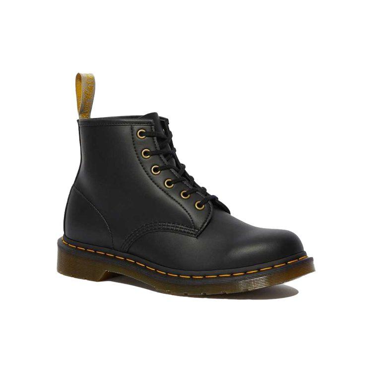 Dr.Martens 101 Stivali Combattimento Corti in Ecopelle Unisex Nero 23984001