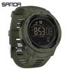 Orologi da uomo marca SANDA Sport Contapassi Calorie Impermeabile 50M Orologio Digitale LED Orologio da polso Militare Relogio Masculino 2145