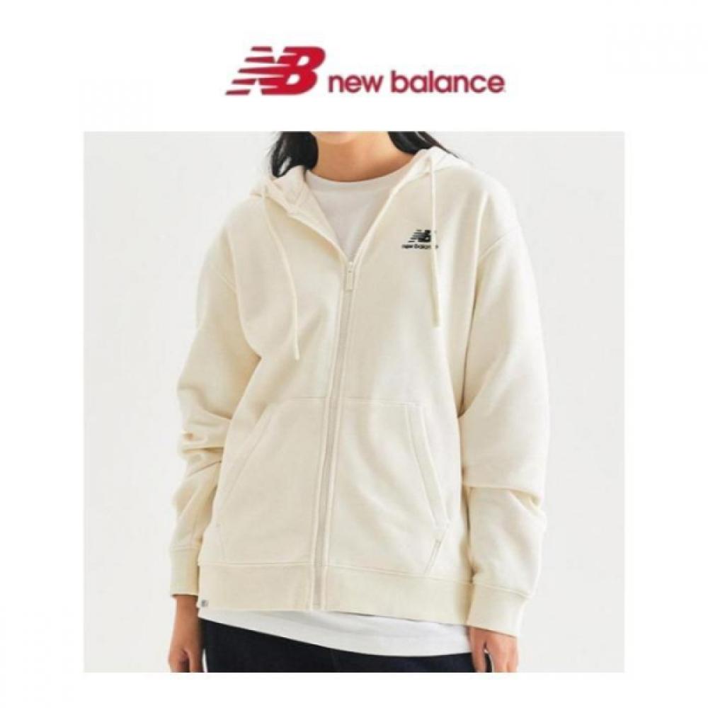 

New Balance Uni Essential Brushed Hooded Zip Up Nbmdd41013 39 Single color/105(XL)