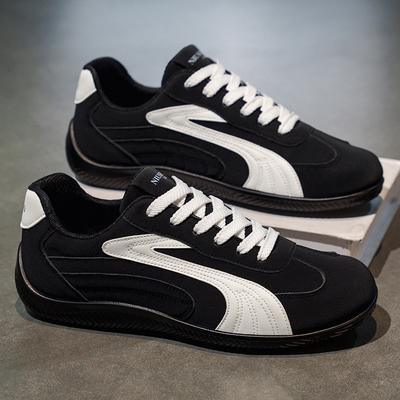 Herbst neue deutsche Trainingsstil Herrenschuhe Lederoberfläche Freizeitschuhe Jugend vielseitige Herrenschuhe
