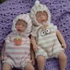 6-Inch Palm Solid Silicone Rebirth Baby Simulation Doll Maddie Dressup Birth Children's Toy Gift