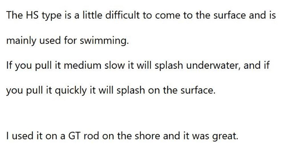 FCL Labo CSP 175HS Sinking Lure 175mm 125 Grams CAP (5462)