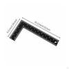Right Angles Ruler Thickened Carpentry Square Steel for Woodworkers, Carpenters,