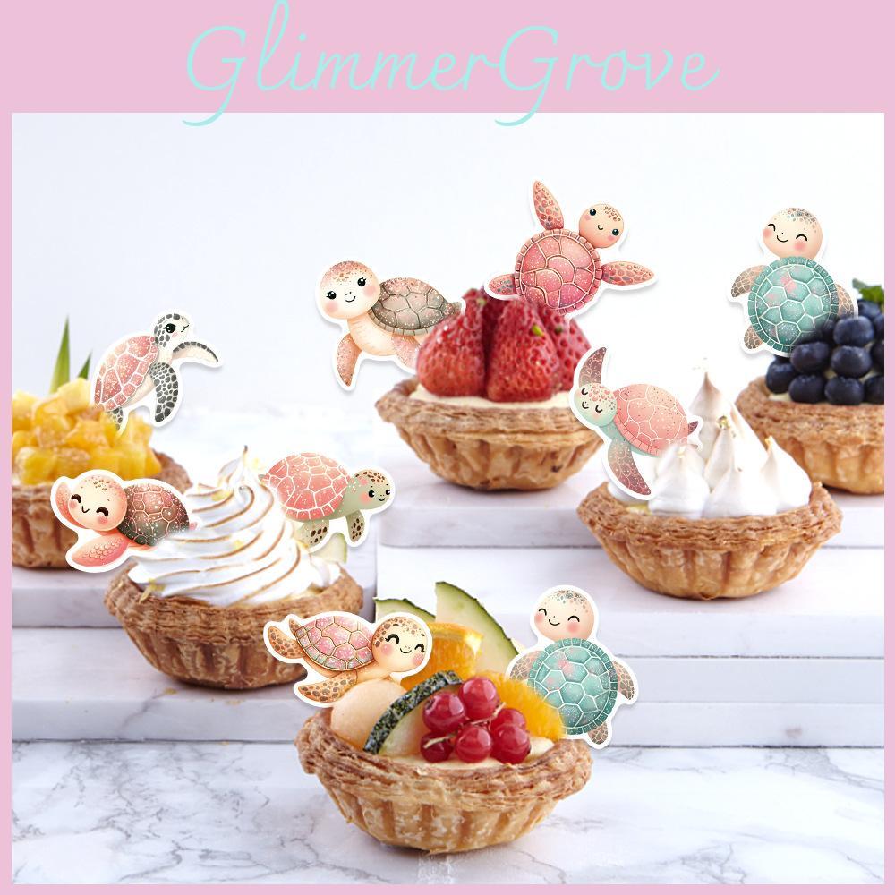 Turtle Cartoon Themed Confetti Birthday Party Desktop Decoration Throwing Prop