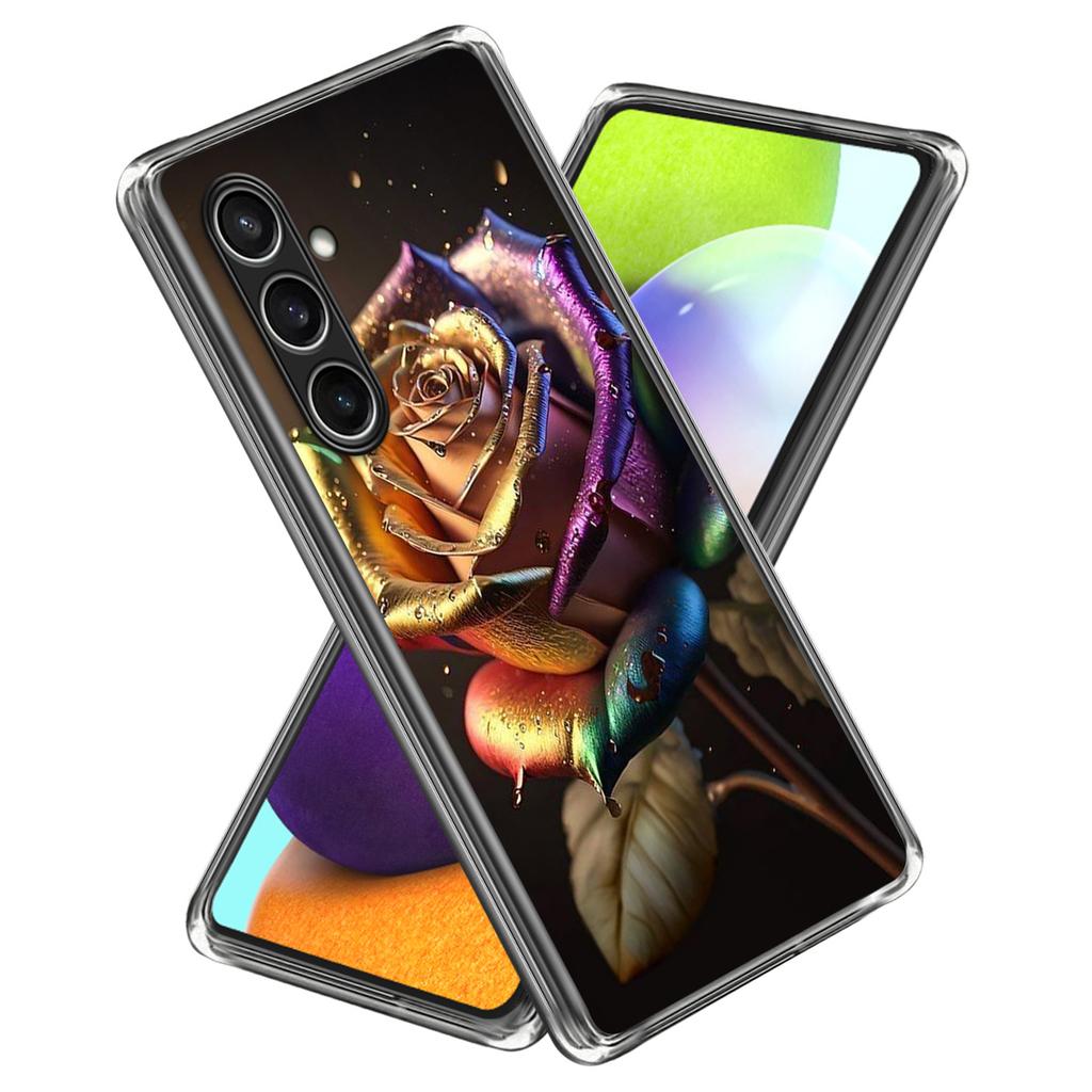 For Samsung Galaxy S24 FE Case Shock-Absorbent TPU Pattern Printed Phone Cover
