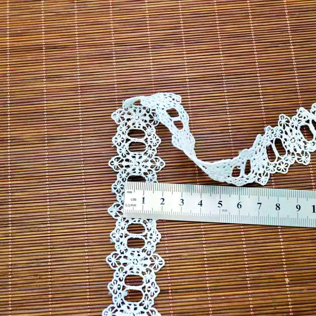 Polyester Lace Hollow Embroidery Accessories High-End Clothing Necklace Clothes Card Bag Handmade Diy Decoration Narrow Edge