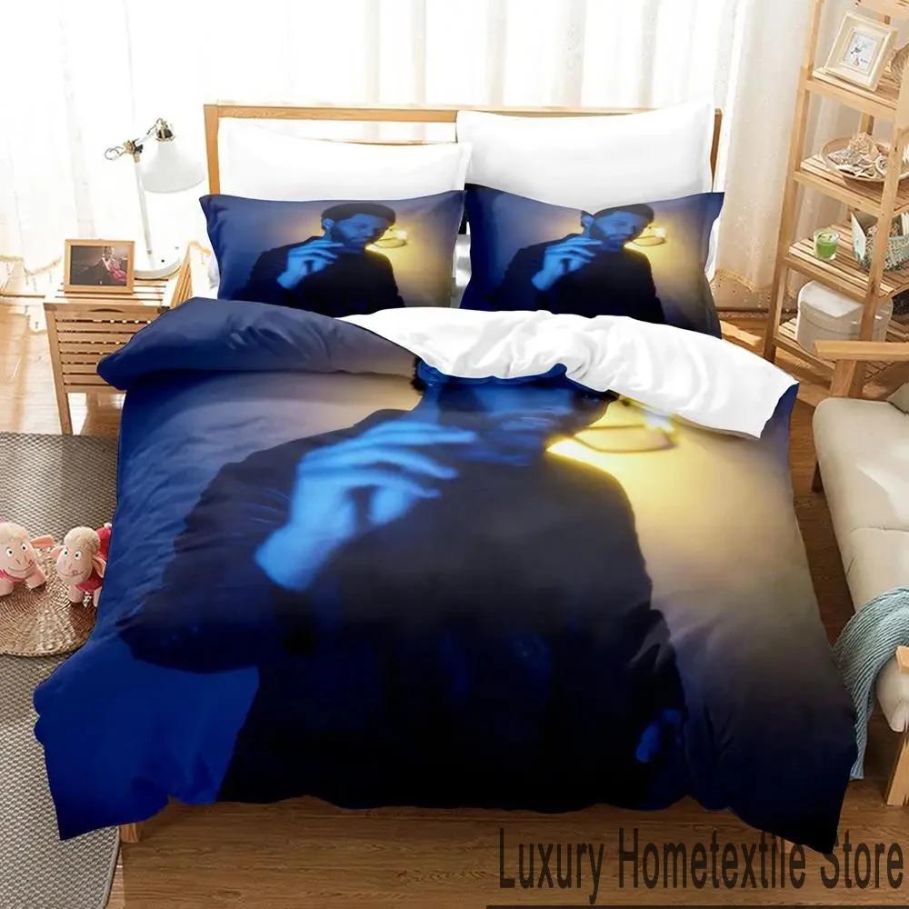 3D Print The Weeknd Bedding Set Boys Girls Twin Queen King Size Duvet Cover Pillowcase Bed Boys Adult Home Textileextile