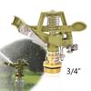 1PC 1/2 3/4 Inch Metal Pulsating Sprinkler 360 Degree Rocker Arm Rotating Lawn Watering Sprinklers For Garden Irrigation System