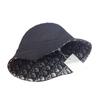 Cotton Fisherman Hat With Embroidered Letters For Sun Protection And Casual Wear