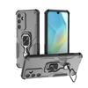 For Samsung Galaxy A16 4G/Galaxy A16 5G Phone Case WANLONFENG PC TPU Back Cover Kickstand with Tempered Glass