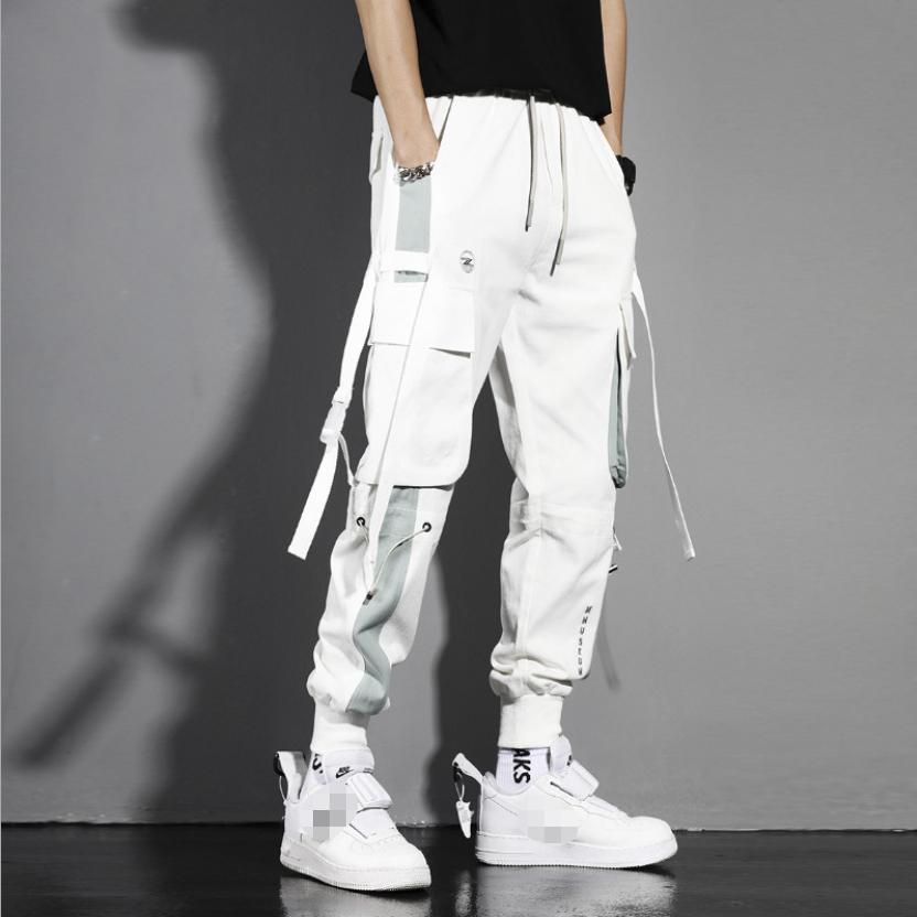 Buy Spring Autumn Harem Men Cargo Pants Streetwear Hip Hop Casual Pockets  Track Pants Male Fashion Trousers at affordable prices — free shipping,  real reviews with photos — Joom