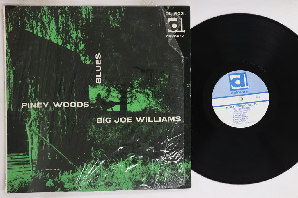 LP Record BIG JOE WILLIAMS  Piney Woods Blues DL602 DELMARK US Blues Used