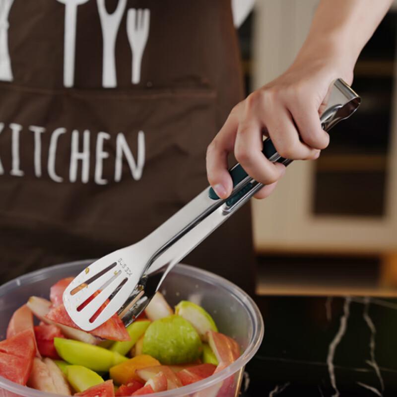 304 Stainless Steel Anti-scald Food Tongs