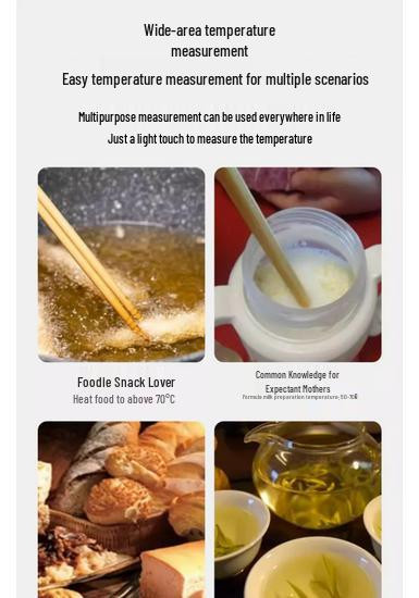 Digital Display Food and Liquid Probe Thermometer for Industrial and Commercial Use