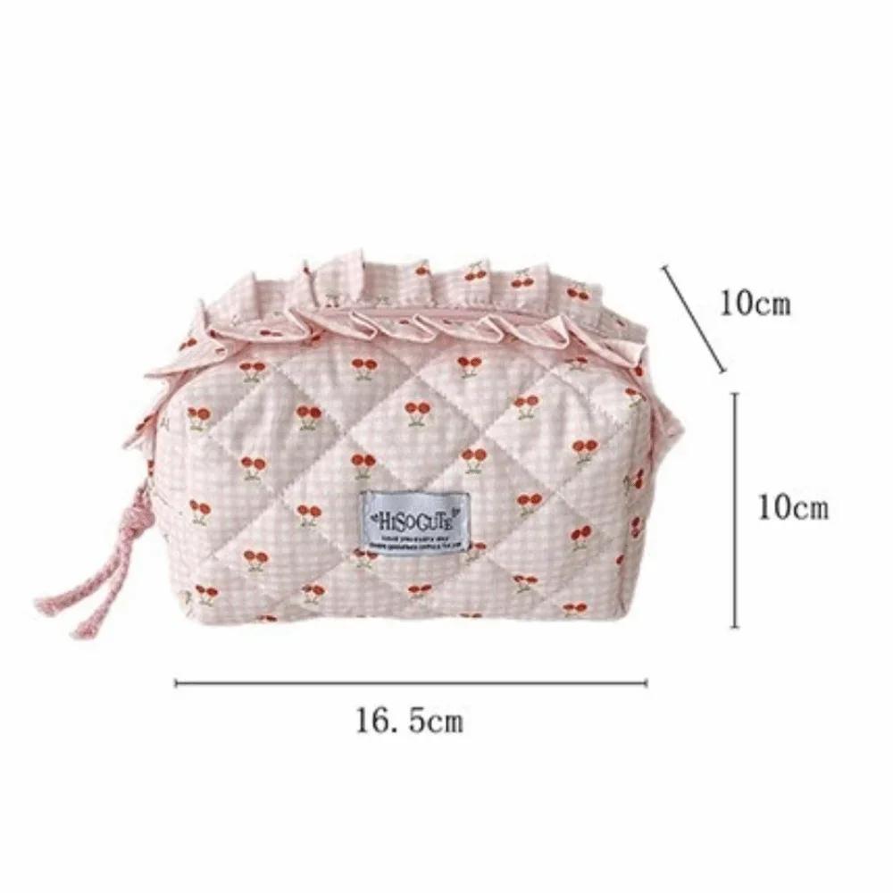 New Cherry Makeup Bag Large Capacity Multifunctional Toiletry Handbag Cosmetic Organizer
