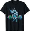 Rhinoceros Weightlifting Powerlifting Gym Rhino for Fitness T-Shirt  Streetwear  Graphic T Shirts  Men Clothing  Camiseta Hombre