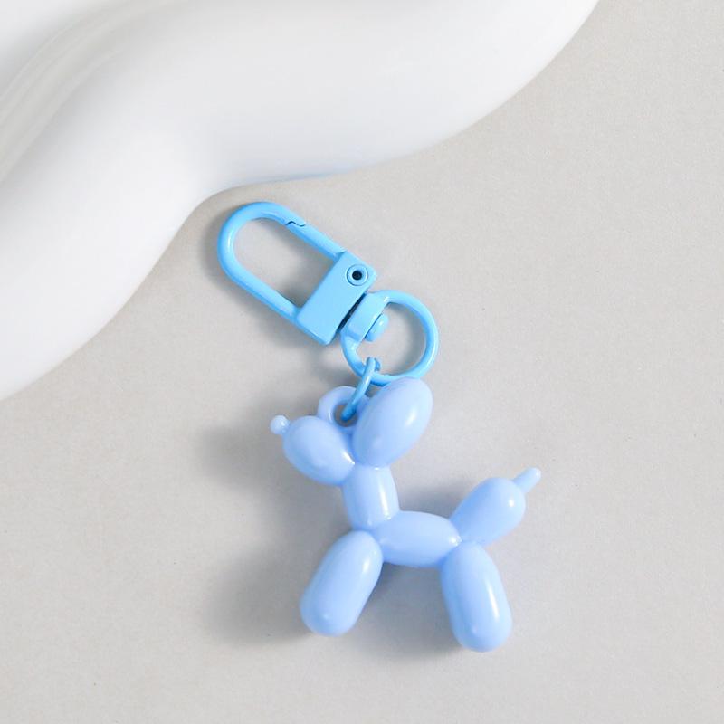 Colorful Macaron Balloon Dog Keychain Pendant - Creative Bag Decoration
