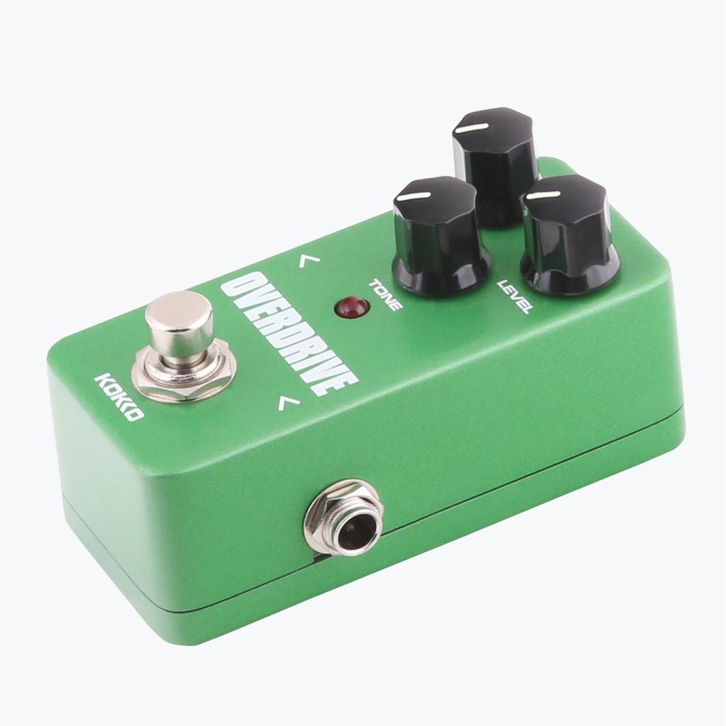 Mini Effect Pedal Overdrive with True Bypass for Electric Guitar Green