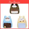 Soft Plush Cartoon Water Otter Backpack For Students With Adjustable Shoulder Straps And Spacious Interior