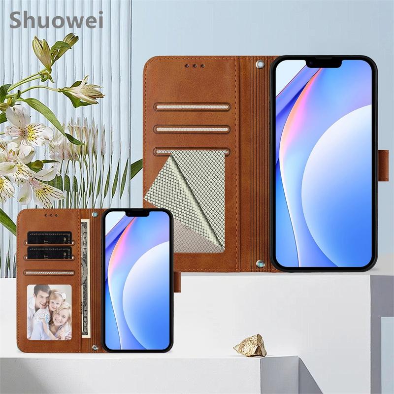 For Motorola Moto Edge E7 Power One Ace S30 X30 X40 G 2021 2022 2023 Pro Plus 5G Flip Leather wallet Case Protection Card Holder Cover