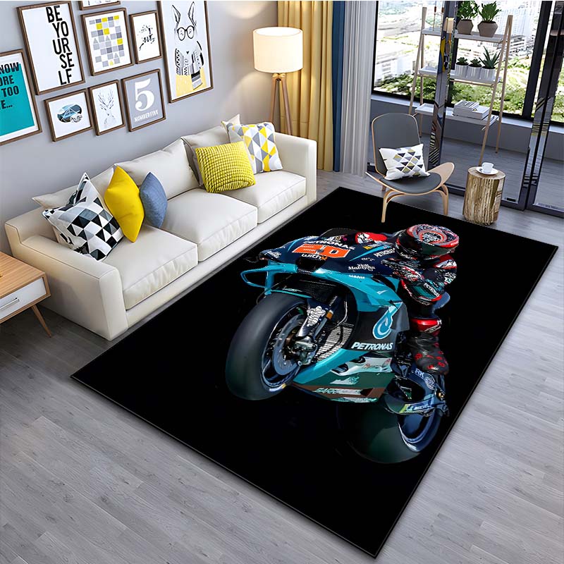 MotoGP F-Fabio Quartararo 20 Pattern Carpets 15 Sizes Living Room Bedroom Bedside Floor Mat Area Rug Cloakroom Home Decoration