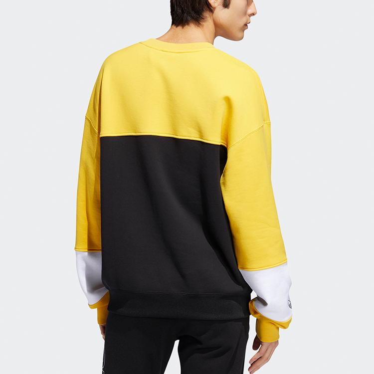 Adidas Originals Rivalry Crew Sweatshirt Men Tops Yellow DZ9137