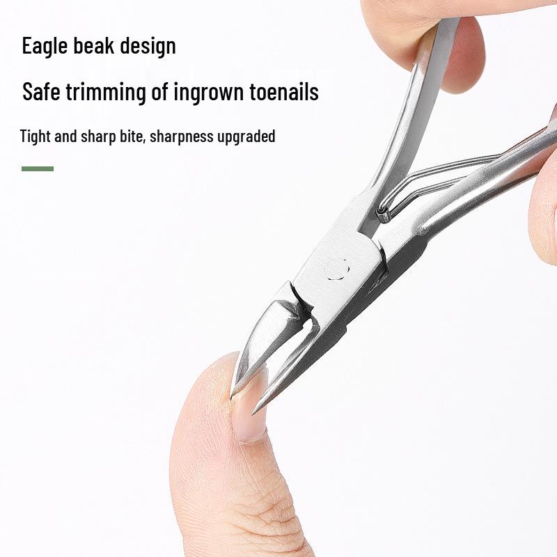 High-Quality Stainless Steel Nail Clippers & Tweezers Set for Home and Salon Use