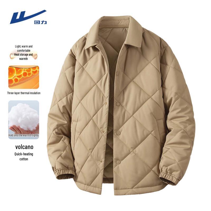 Warrior Men s Winter Padded Turn-down Collar Jacket M