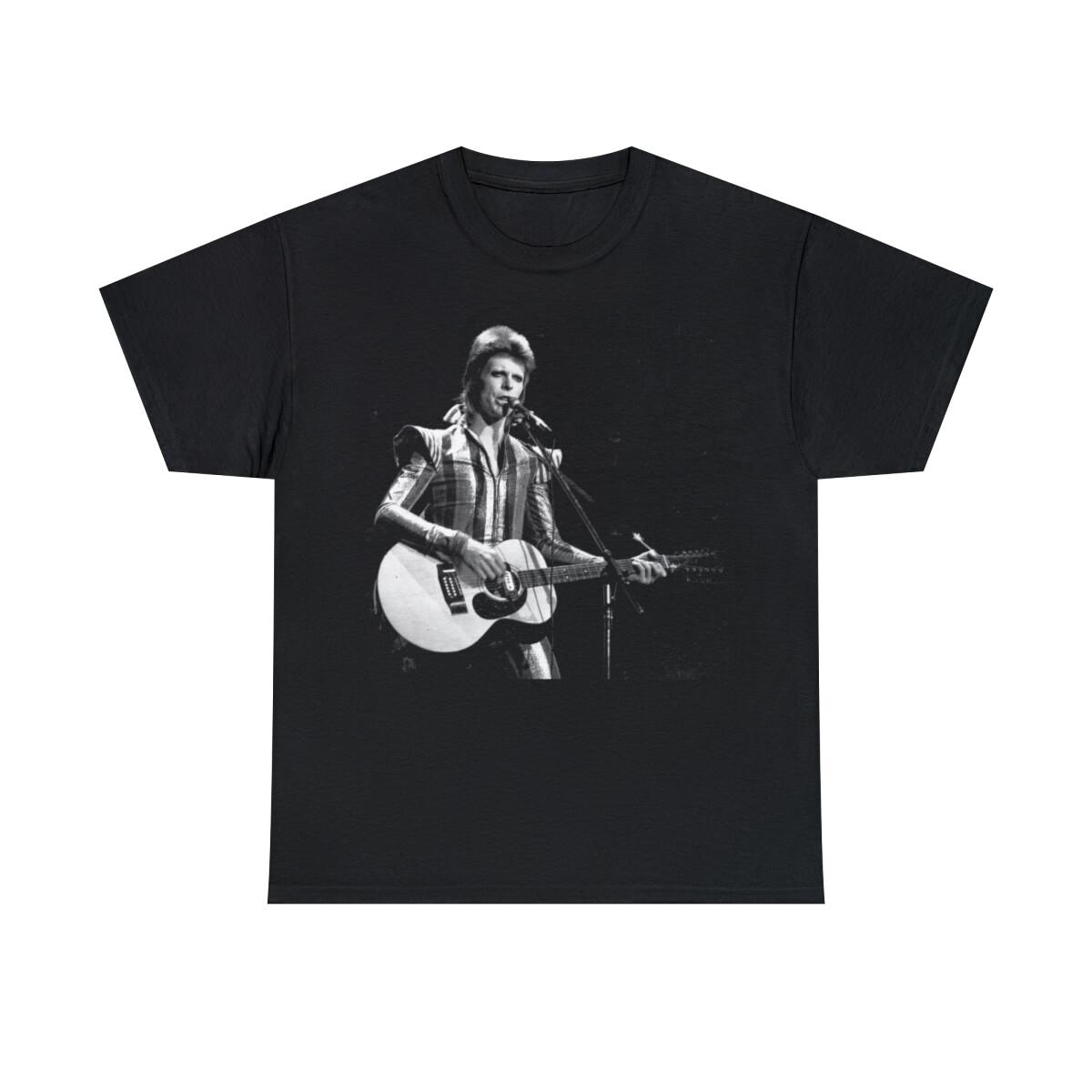 Ziggy Stardust Bowie Unisex Heavy Cotton Tee S