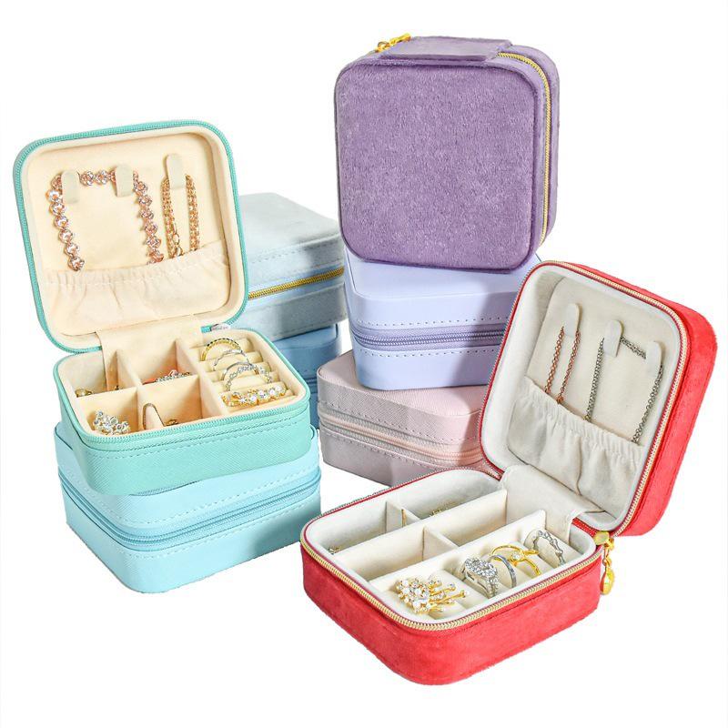 Minimalist Portable Jewelry Storage Box for Earrings, Necklaces & Rings
