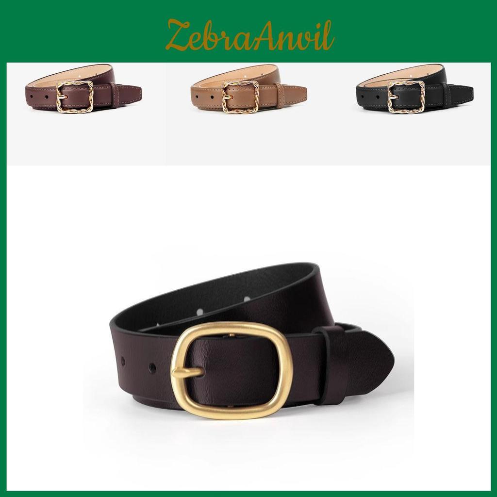 Women's 2024 Trendy Fashionable Summer Versatile Soft Cowhide Belt For Jeans