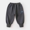 Dudu Home Winter Fleece-Lined Baby & Kids' Pants: Thick, Warm, Unisex Sports Pants for Boys and Girls
