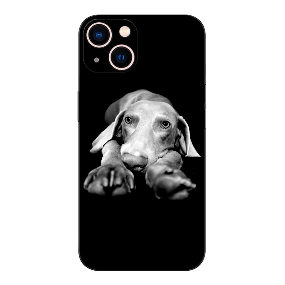 Black Tpu Case For oneplus 8 pro 8t 9 9R Nord 2 ce N10 N100 N200 4G 5G  weimaraner