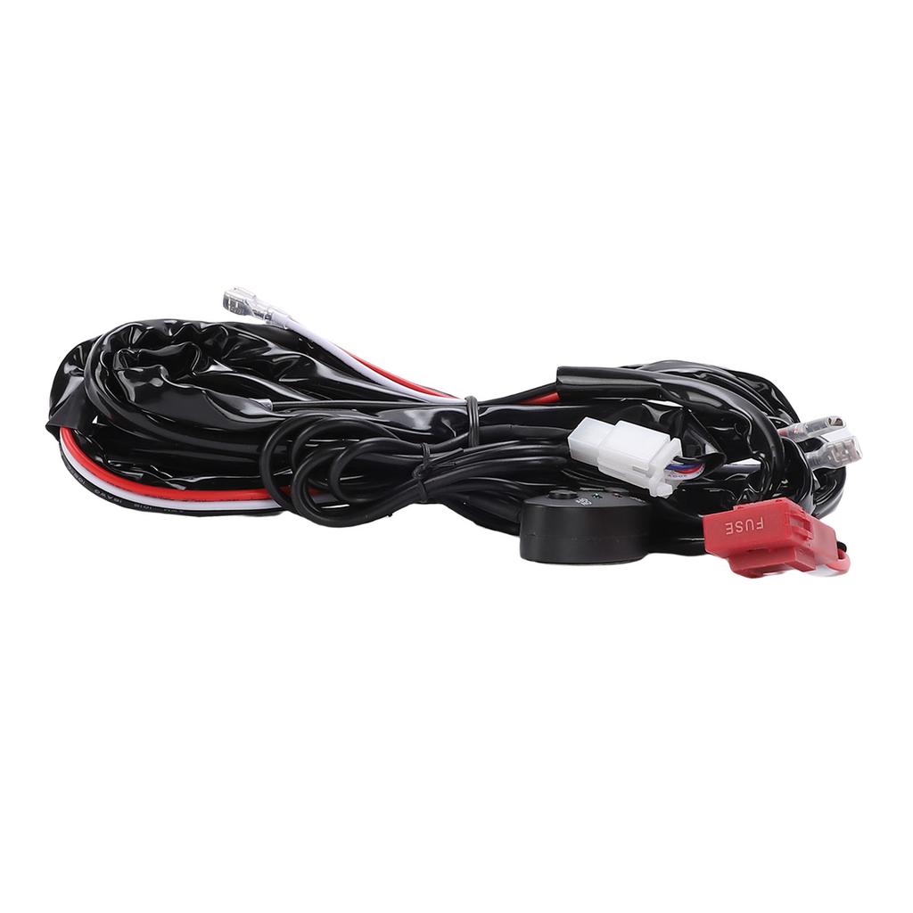 Double Color High Low Beam Wiring Harness Dual Relay 30A   14AWG   Cable Harness for Off Road Vehicles SUV Pickup Trucks Motorcycles