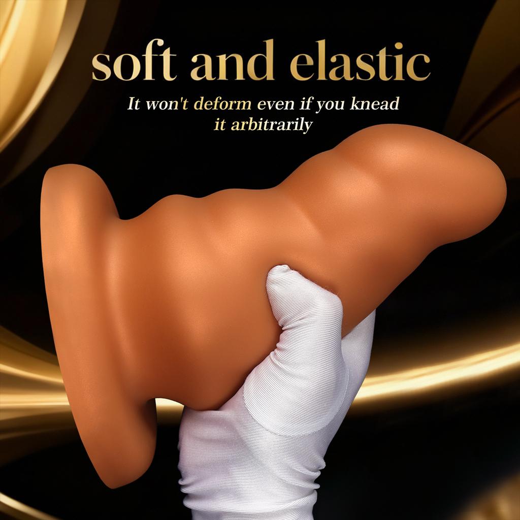 New Huge Silicone Soft Huge Anal Plug Big ButtPlug Beads Vaginal Anus Dilator Expander Anal Dildos Sex Toys Waterproof Easy To Clean for Women Men Gay