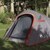 VidaXL Tunnel Camping Tent 3 Person Grey and Orange Waterproof, Tent, Camping Shelter, Garden Shelter 94602