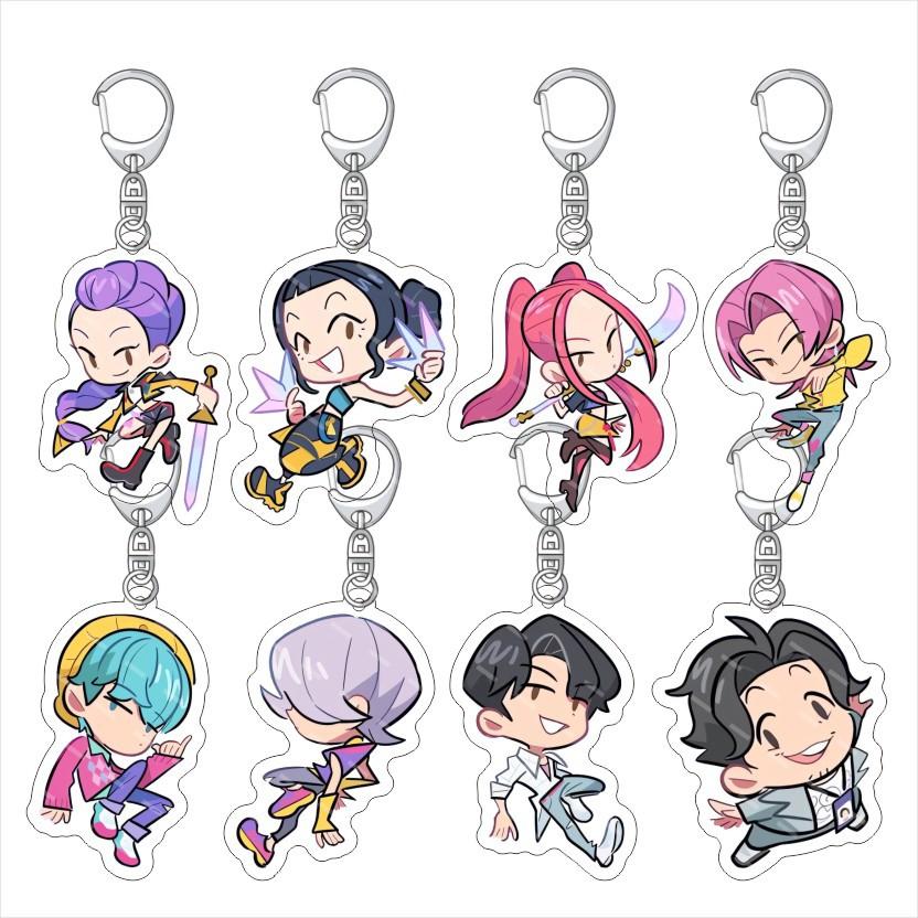 K-POP: Monster Hunt Acrylic Keychain KPop Demon Hunters Acrylic Pendant