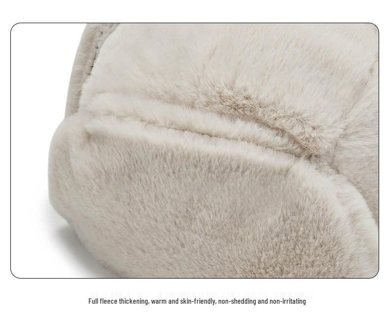 Bonnet de cyclisme d'hiver unisexe avec protection des oreilles, doublure en velours épais