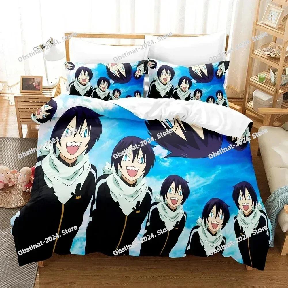 3d Printing Anime Noragami Yato Bedding Set Printed Bed Set With Pillowcase Duvet Cover Soft Single Double Queen Super King Size