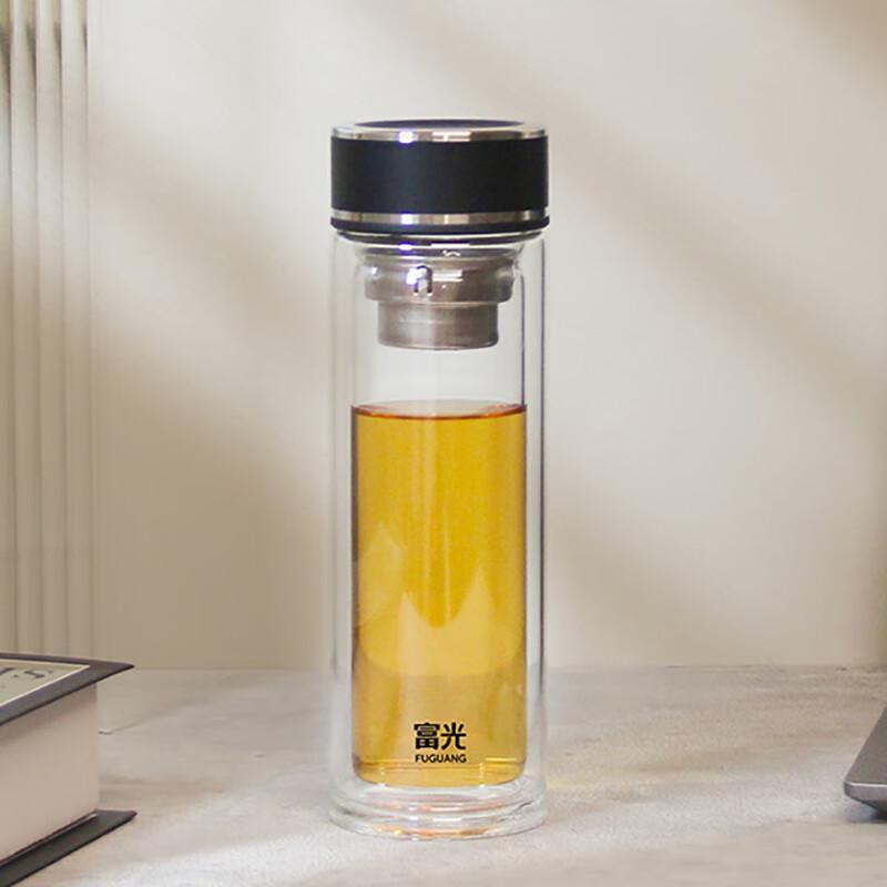 Fuguang Mingzhi Double-Wall Glass Tumbler