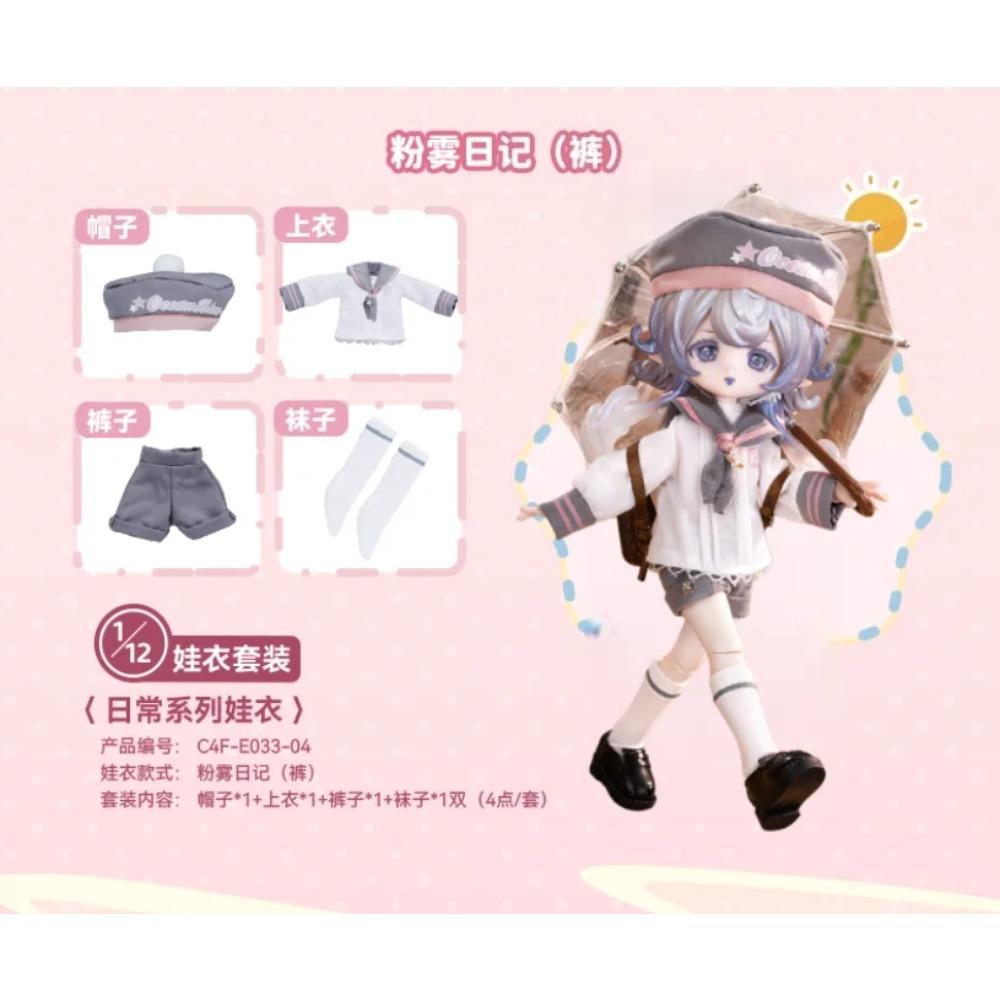 Come4free Bonnie Dress Penny Clothes 12 Points Bjd Doll Exquisite Cute Baby Clothes (Only Clothes)