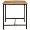 Dining Table 140 X 70 X 75 Cm Rough Solid Mango Wood