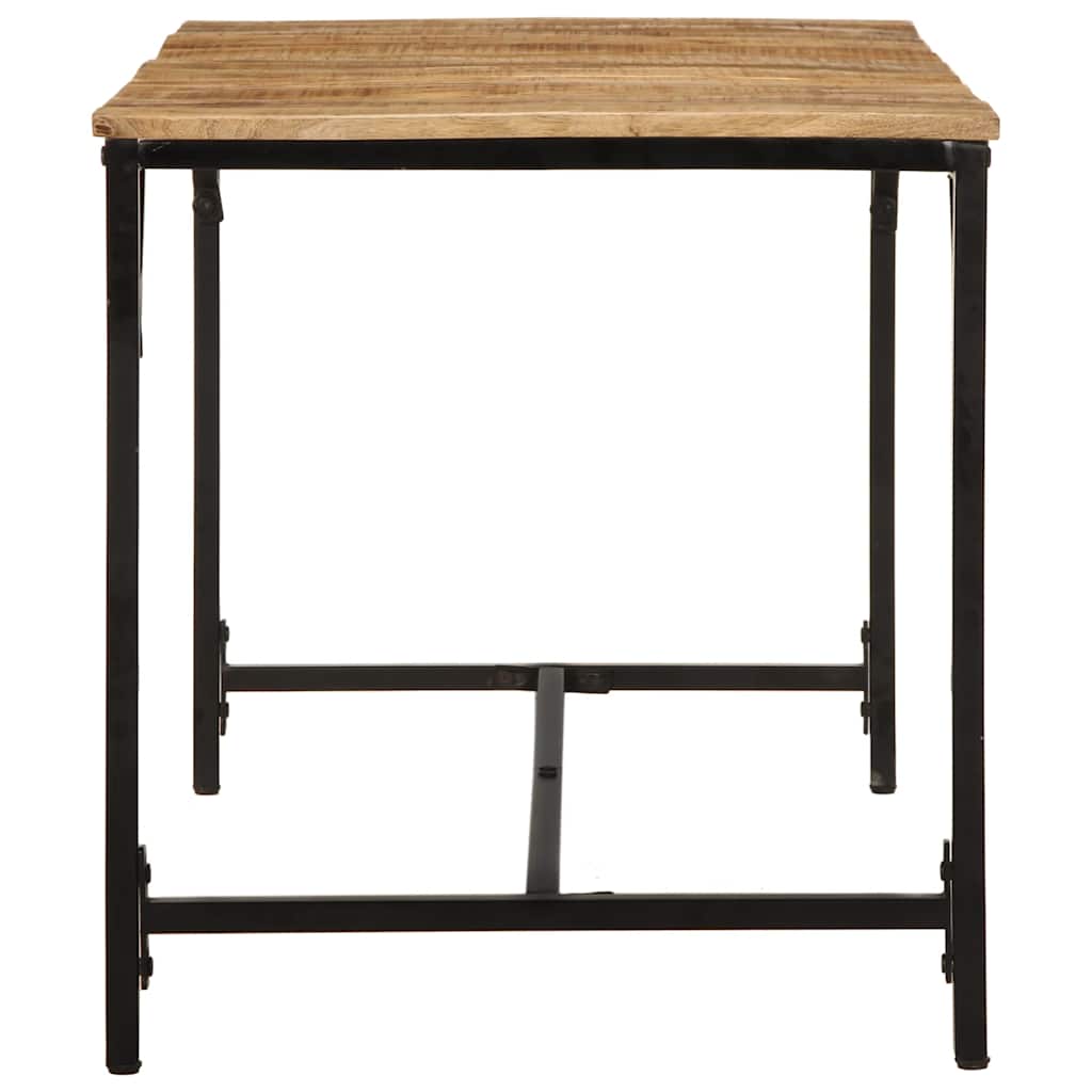 Dining Table 140 X 70 X 75 Cm Rough Solid Mango Wood