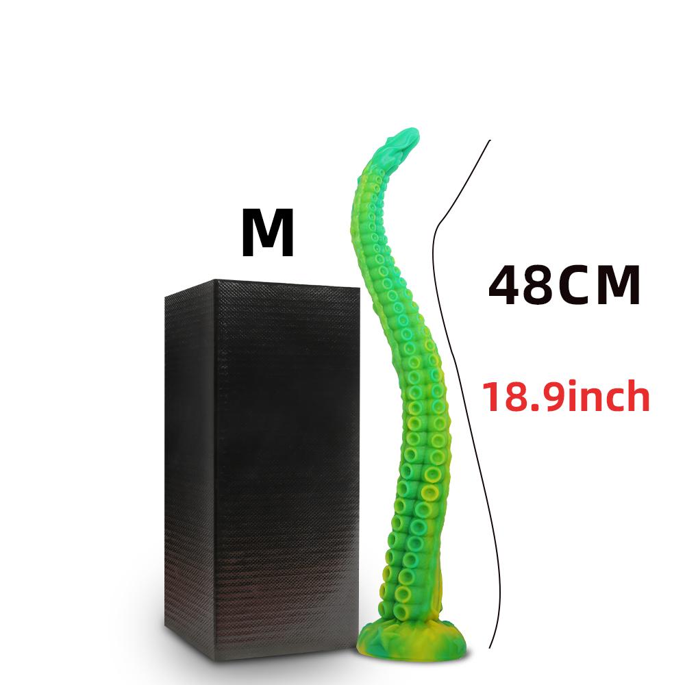 Langer Hintern Analplug Vagina Tentakel Dildo Penis Progressiver Octopus Analplug Sexspielzeug für Erwachsene Monsterdildo Analstimulator Sexprodukt