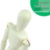 10-Inch Wooden Articulated Hand Figure for Home Décor and Sketching