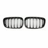 Car Front Bumper Kidney Grille Double Slat Black Racing Grill For BMW 1 Series F20 F21 2011-2014 120i 118i Car Accessories